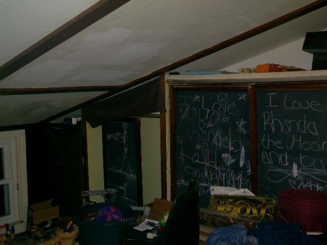 ghost face full picture, bottom left chalk board
